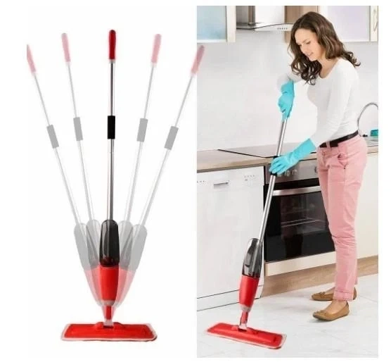 Швабра с распылителем Неalthy spray mop Красная для дома - изображение 3