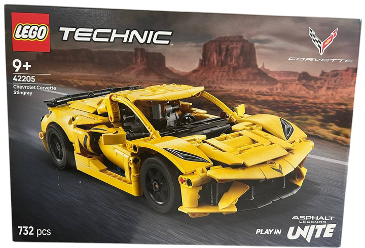 Конструктор LEGO Technic Chevrolet Corvette Stingray 732 елементи (42205) (955555909306514) - Уцінка - зображення 4