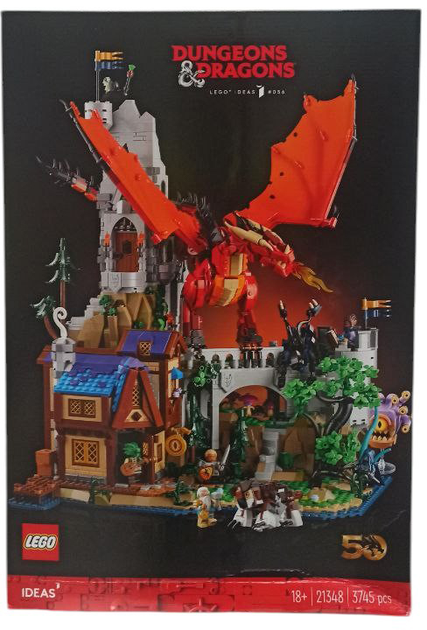 Zestaw klockow LEGO Ideas Dungeons & Dragons: Opowiesc czerwonego smoka 3745 elementow (21348) (955555909272237) - Outlet - obraz 2