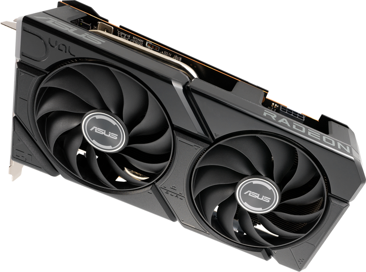 Відеокарта Asus PCI-Ex Radeon RX 7600 Dual EVO OC Edition 8GB GDDR6 (128bit) (2715/18000) (HDMI, 3 x DisplayPort) (90YV0LD0-M0NA00) - зображення 6
