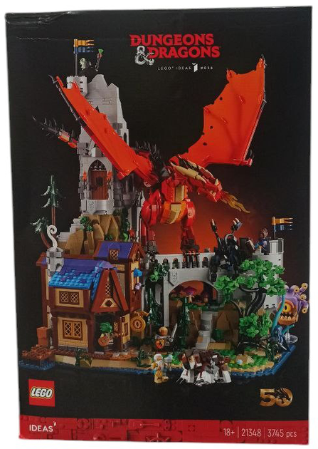 Zestaw klockow LEGO Ideas Dungeons & Dragons: Opowiesc czerwonego smoka 3745 elementow (21348) (955555909272229) - Outlet - obraz 2