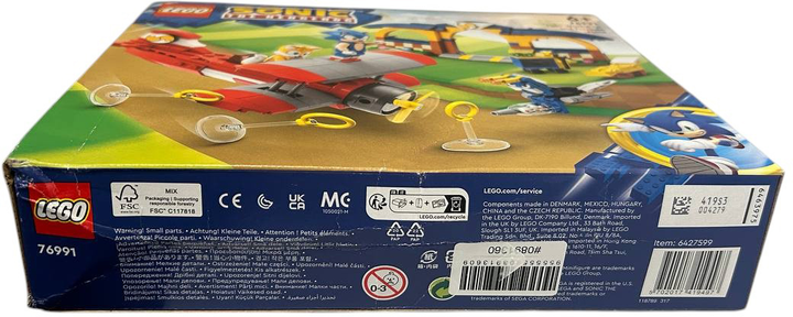 Zestaw klockow LEGO Tails z warsztatem i samolot Tornado 376 elementow (76991) (955555908913609) - Outlet - obraz 3