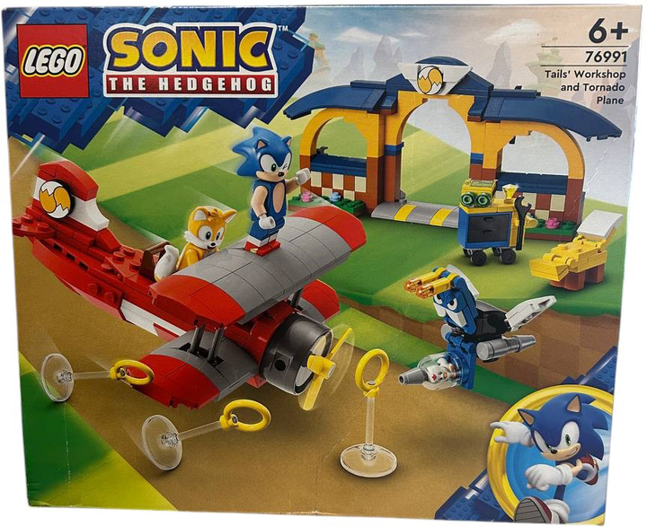 Zestaw klockow LEGO Tails z warsztatem i samolot Tornado 376 elementow (76991) (955555908913609) - Outlet - obraz 4