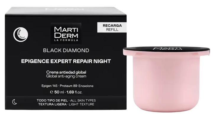 Змінний блок Крем для обличчя Martiderm Black Diamond Epigence Expert Repair Night 50 мл (8436589053519) - зображення 2