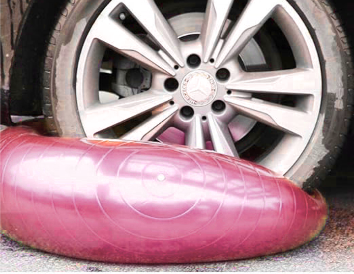 Фітбол WCG Anti-Burst 65 см 250 кг (W-000-65-Pe-1) - зображення 8