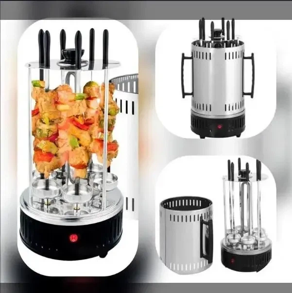 Електрошашличниця Bbq Domotec MS-7781 шашличниця на 5 шампуров 1000W - зображення 9
