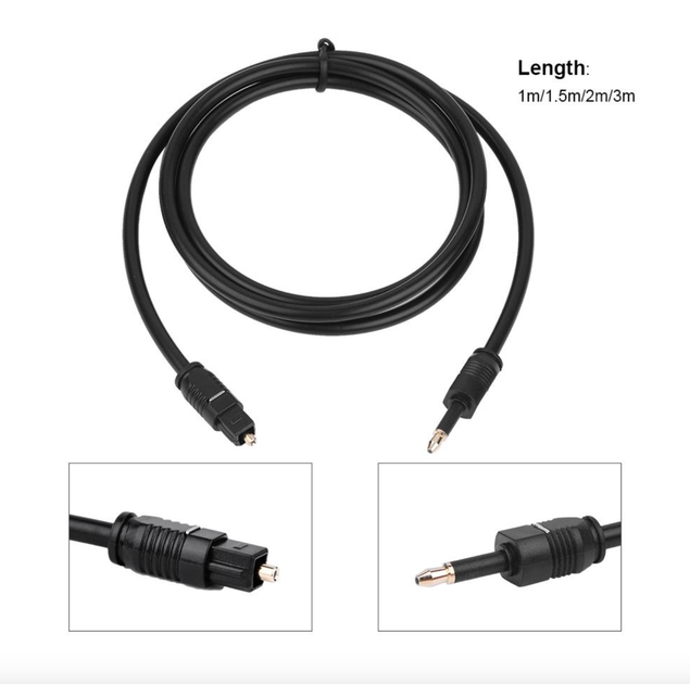 Кабель цифровий оптичний TOSLINK/Mini Plug довжина 3 м діаметр 5.0 мм професійний Klotz FOPTM03 - Фото 7 Кабель цифровий оптичний TOSLINK/Mini Plug довжина 3 м діаметр 5.0 мм професійний Klotz FOPTM03 - зображення 7