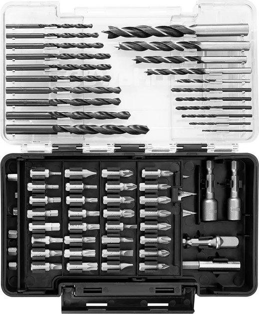 Набір свердл і біт Graphite 56H619 66 шт. (5902062038098) - зображення 2