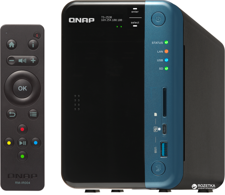 Сетевое хранилище QNAP TS-253B-8G - Фото 3 Сетевое хранилище QNAP TS-253B-8G - изображение 3