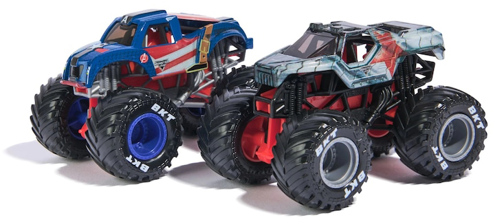 Набір машинок Monster Jam Marvel Captain America vs. Winter Soldier (681147038271) - зображення 2