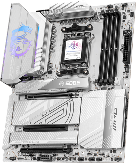 Płyta główna MSI MPG X870E Edge Ti Wi-Fi (sAM5, AMD X870E, PCI-Ex16) - obraz 2