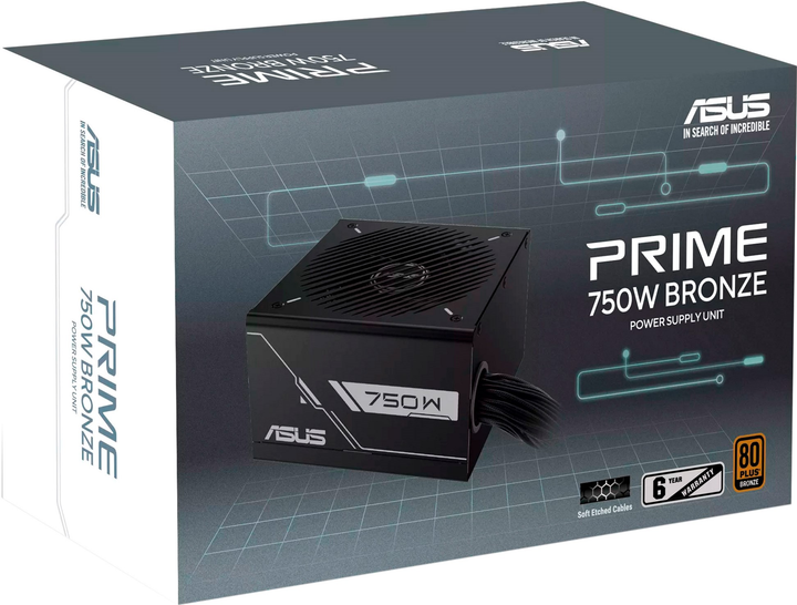 Блок живлення Asus Prime 750W Bronze (90YE00Y0-B0NA00) - зображення 12