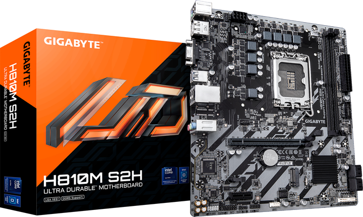 Материнська плата Gigabyte H810M S2H (s1851, Intel H810, PCI-Ex16) - зображення 3