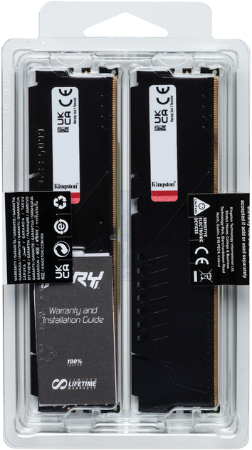 Pamięć RAM Kingston Fury Beast DDR5-6400 65536MB PC5-51200 (Kit of 2x32768) Black (KF564C32BBK2-64) - obraz 5