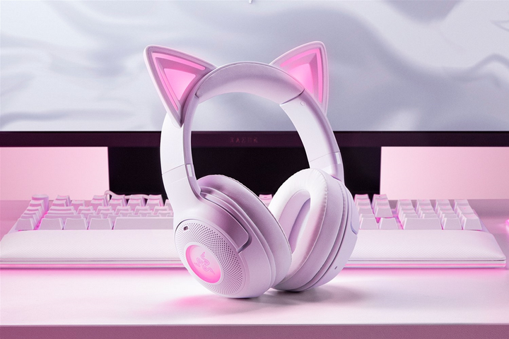 Słuchawki Razer Kraken Kitty V2 BT White (RZ04-04860600-R3M1) - obraz 8