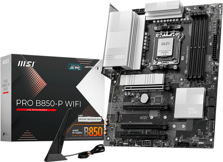 Płyta główna MSI PRO B850-P Wi-Fi (sAM5, AMD B850, PCI-Ex16) - obraz 5