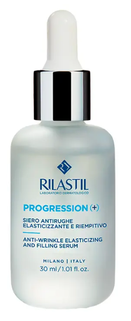 Zestaw do pielęgnacji twarzy Rilastil Progression (+) Krem przeciwzmarszczkowy do twarzy 40 ml + Serum do twarzy 30 ml (8428749976806) - obraz 2