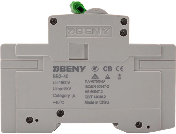 Автоматичний вимикач постійного струму Beny BB2-40 (NV822645) - зображення 3