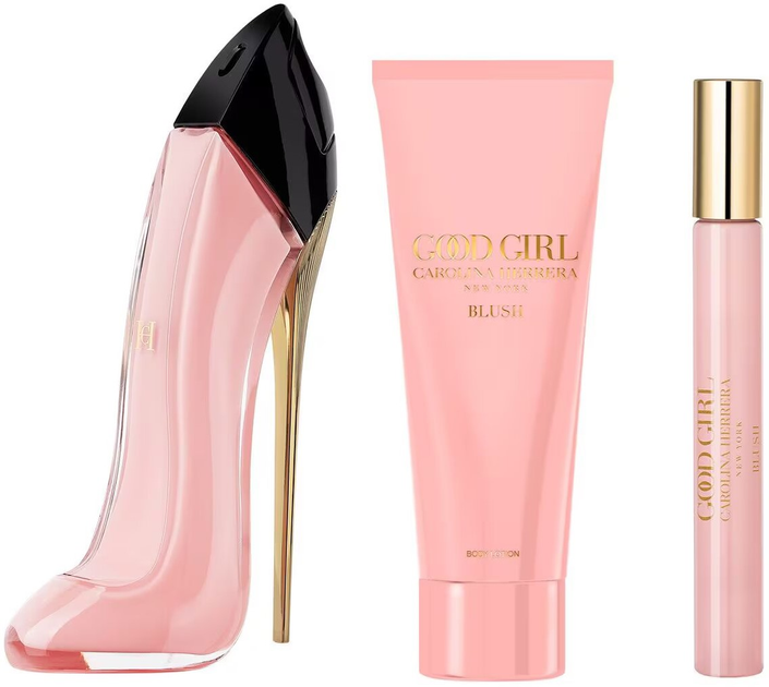 Zestaw damski Carolina Herrera Good Girl Blush Woda perfumowana 80 ml + Miniaturka Woda perfumowana 10 ml + Balsam do ciała 100 ml (8411061110287) - obraz 2