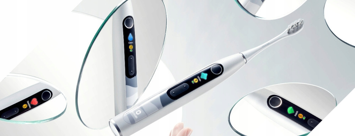 Электро зубная щетка Oclean X10 Electric Toothbrush grey - изображение 5