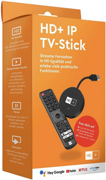 Медіаплеєр HD plus HD+ IP на 3 місяці Black (4260155560408) - зображення 7