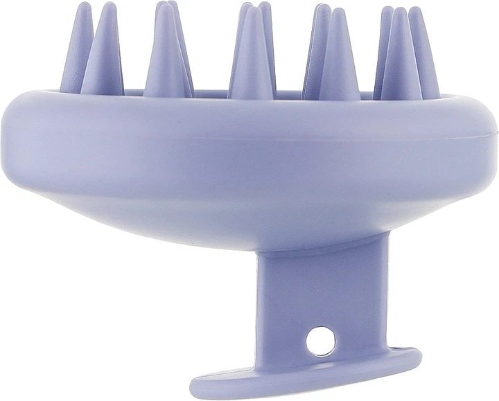 Щітка-шабер для шкіри голови CS04SA, кругла, сіро-синя - Cosmo Shop (1319484-27234893) - изображение 2
