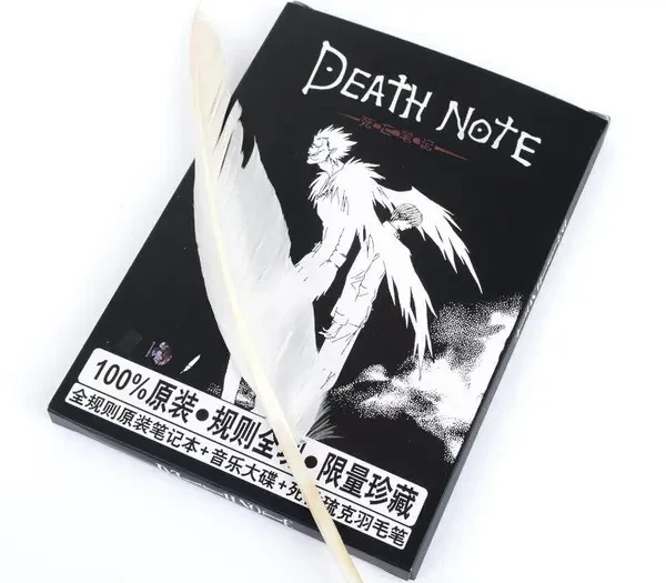 Тетрадь Смерти Death Note блокнот аниме книжка в наборе с ручкой пером манга - изображение 5