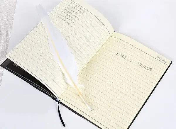 Тетрадь Смерти Death Note блокнот аниме книжка в наборе с ручкой пером манга - изображение 7