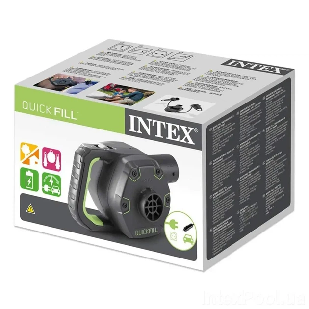 Аккумуляторный насос на Intex 12V от прикуривателя для надувных изделий 66642 Черный - Фото 10 Аккумуляторный насос на Intex 12V от прикуривателя для надувных изделий 66642 Черный - изображение 10