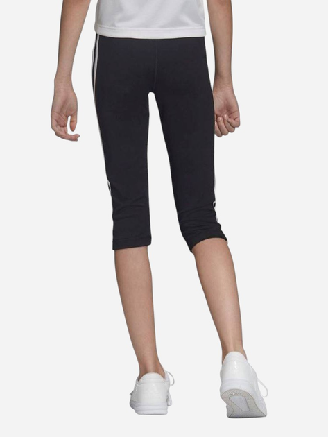 Подростковые бриджи на резинке для девочки Adidas dv2760 170 см Черные (KC1000000045426) 