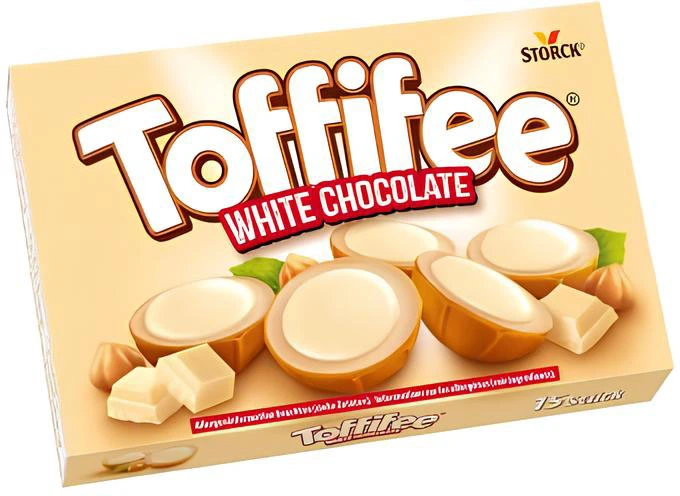 7箱セット　Toffifee ホワイトチョコレート 125g、ノーマル125g Конфеты Toffifee White 125 г (4014400932959) – купить в Украине