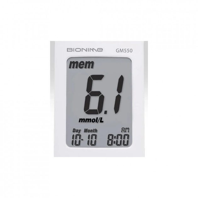 Глюкометр Bionime Rightest GM550 (4710627333486) (249848) - зображення 2
