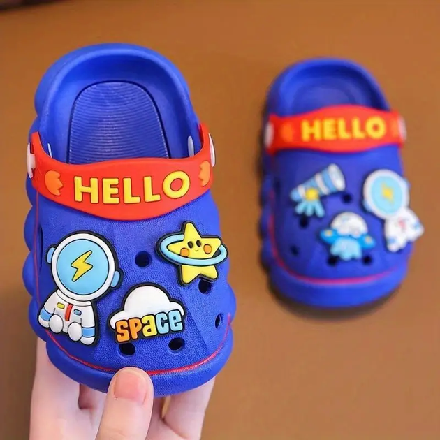 Дитячі сабо Blue Hello, 18 (17.5 см) - Фото 2 Дитячі сабо Blue Hello, 18 (17.5 см) - зображення 2