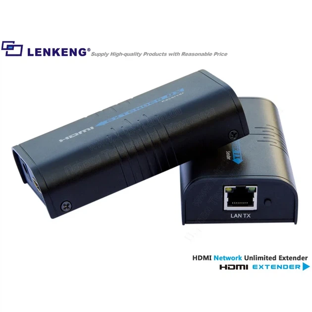 Удлинитель линий HDMI Lenkeng LKV373 версия 1.3 по кабелю витая пара 5/5e/6 до 120 м каскадирование сигналов IP-свитчом - изображение 2