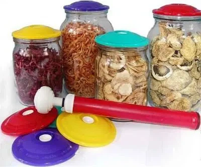Вакуумная система консервирования 9 крышек и насос - изображение 2