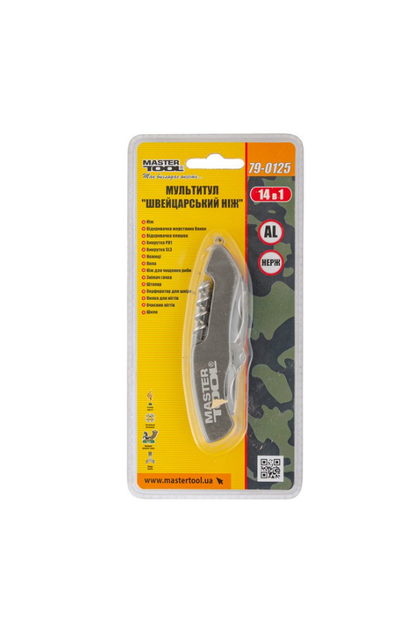 Мультитул Mastertool 14-в-1 швейцарский нож (79-0125) - изображение 3