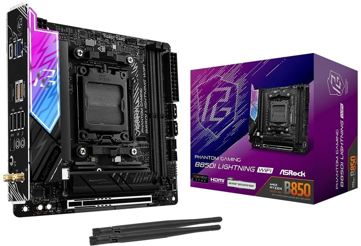 Płyta główna ASRock B850I Lightning Wi-Fi (sAM5, AMD B850, PCI-Ex16) - obraz 6