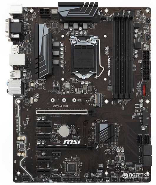 Материнская плата MSI Z370-A PRO (s1151, Intel Z370, PCI-Ex16