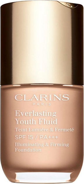 Тональна основа Clarins Everlasting Youth Fluid SPF15 108.3 Organza 30 мл (3380810318753) - зображення 1