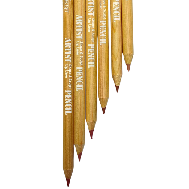 Набор карандашей для губ 6 нюдовых оттенков Face Secret Artist Pencil коричневый (JDT-0846541) - изображение 4