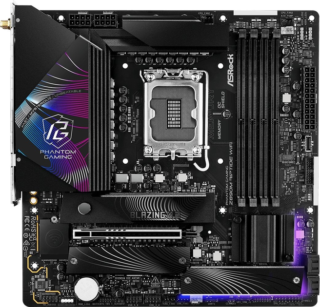 Płyta główna ASRock Z890M Riptide Wi-Fi (s1851, Intel Z890, PCI-Ex16) - obraz 1