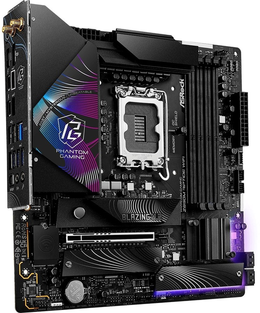 Płyta główna ASRock Z890M Riptide Wi-Fi (s1851, Intel Z890, PCI-Ex16) - obraz 3