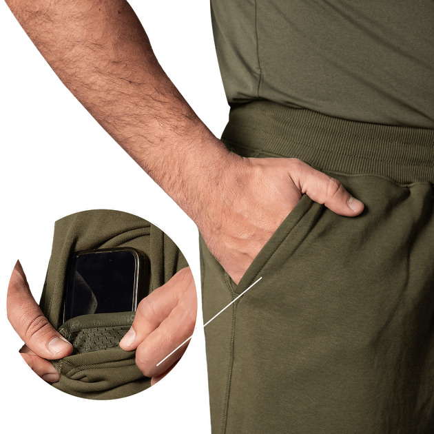 Шорти Camotec FitPro Cotton Темна Олива (8741), 2XL - зображення 5