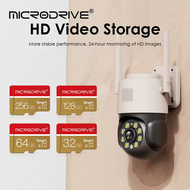 Карта памяти microSD Microdrive Class 10 U3 с SD адаптером 128 Gb - изображение 5