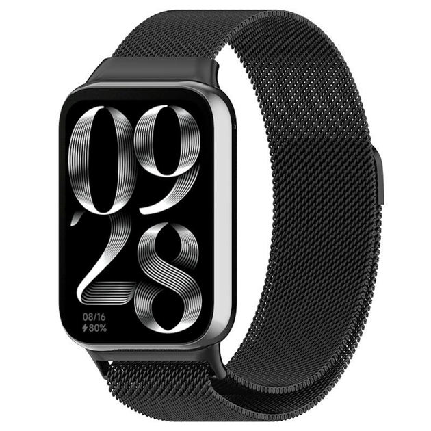 Ремінець міланська петля для Xiaomi Mi Smart Band 8 Pro | 9 Pro чорний - Фото 3 Ремінець міланська петля для Xiaomi Mi Smart Band 8 Pro | 9 Pro чорний - зображення 3