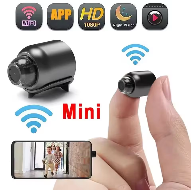 Беспроводная IP Wi-Fi мини-камера шар X5 Mini YsxLite с ночной съемкой и датчиком движения Черная - Фото 1 Беспроводная IP Wi-Fi мини-камера шар X5 Mini YsxLite с ночной съемкой и датчиком движения Черная - изображение 1