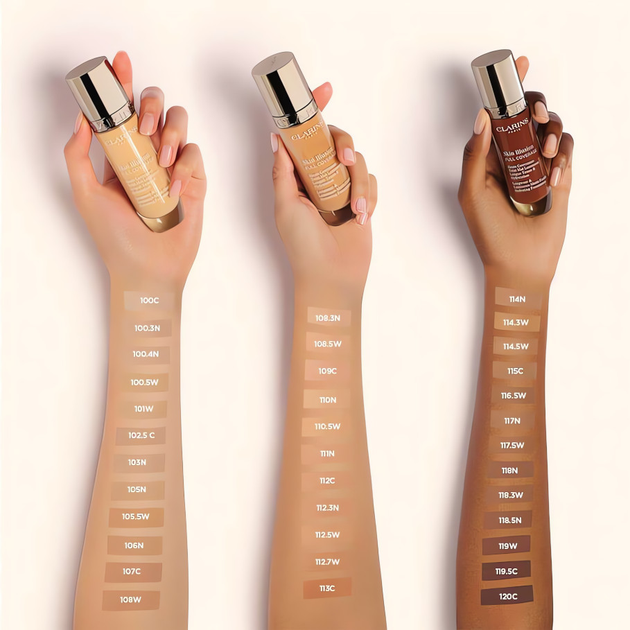 Тональний крем для обличчя Clarins Skin Illusion Full Coverage 108.3N 30 мл (3666057241413) - зображення 6