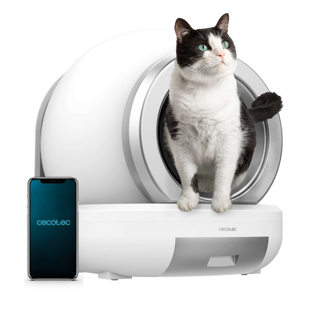 Samoczyszcząca kuweta dla kota Cecotec Pumba 7000 CleanKitty Compact Connected (8435782140859) - obraz 2