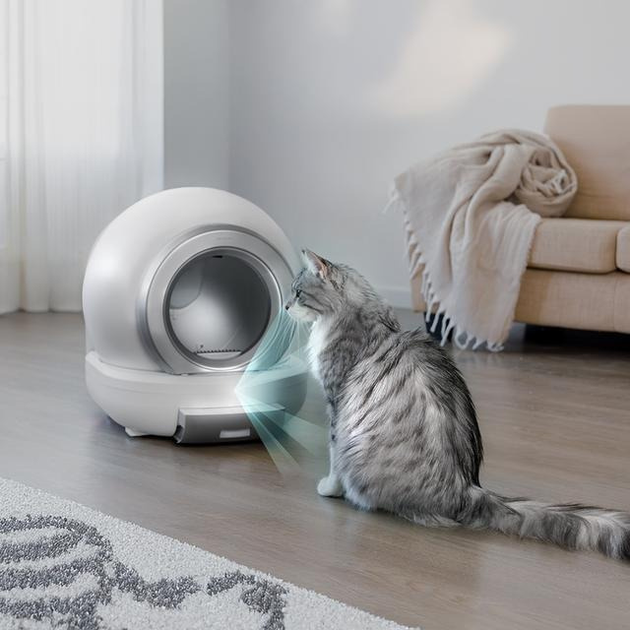 Самоочисний лоток для котів Cecotec Pumba 7000 CleanKitty Compact Connected (8435782140859) - зображення 4