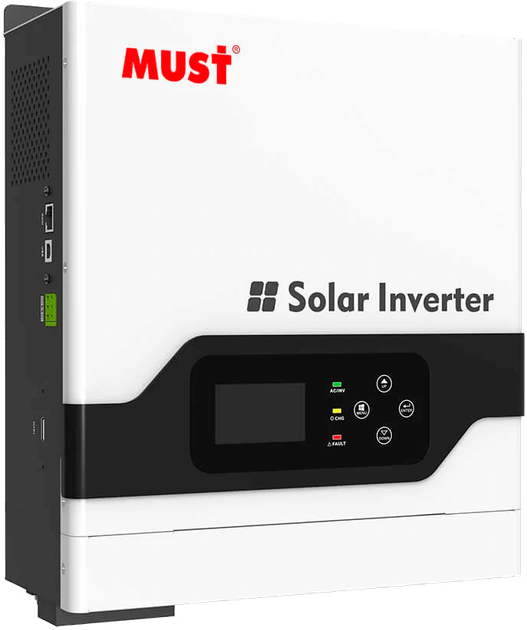 Гібридний інвертор 3кВт Must PV18-3224 VPM II MPPT - Фото 2 Гібридний інвертор 3кВт Must PV18-3224 VPM II MPPT - изображение 2